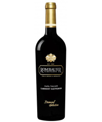 Rotwein Rombauer Vineyards Cabernet Sauvignon Diamond Selection 2017. Im Wein riechen wir schwarze Kirschen und rote Johannisbeeren.
