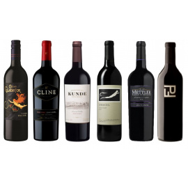 Degustační balíček červených vín odrůdy Zinfandel z Kalifornie