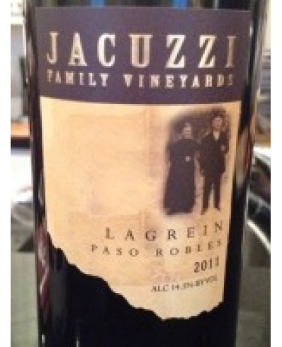 Jacuzzi Family Vineyards Lagrein 2011