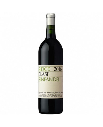 Ridge Vineyards Blasi Zinfandel 2016