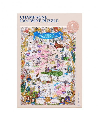Wein Puzzle Champagne
