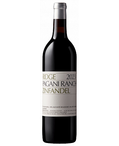 Ridge Vineyards Pagani Ranch Zinfandel 2023 750ml
